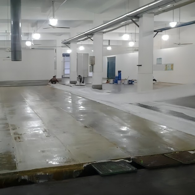 松滋防腐蚀地坪,环氧玻纤地坪，玻纤工业地坪，环氧玻纤布地坪,乙烯基玻纤布地坪产品图3